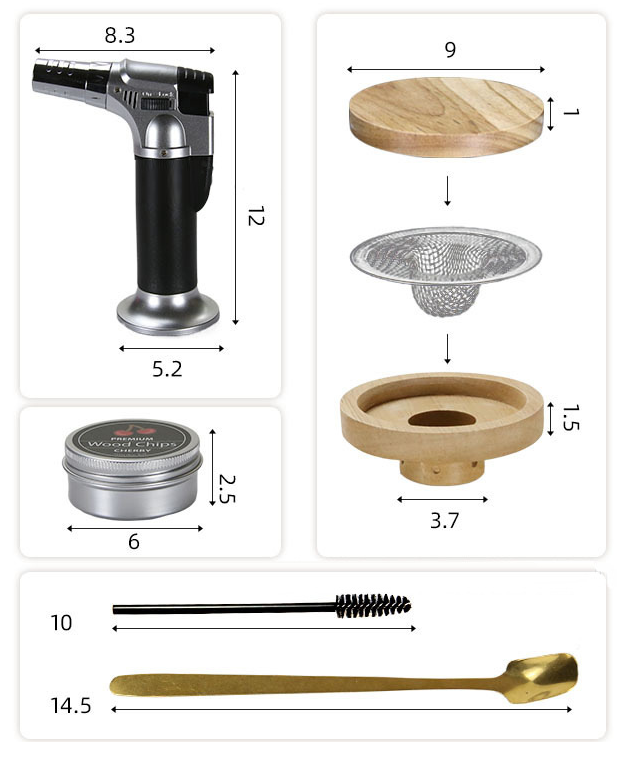 Kit pentru afumat cocktail-uri